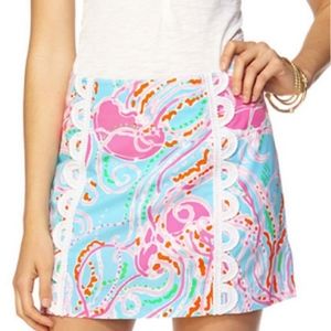 Lilly Pulitzer skirt “jellies be jammin”